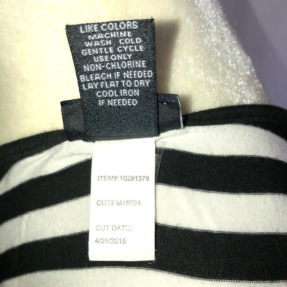 Torrid Size 3 Striped Flutter Front Layered Tank - Picture 7 of 7